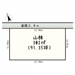 ■宝山寺駅徒歩12分■敷地約91.35坪■資材置き場、青空駐車場にオススメ！！■壱分インターへのアクセス至便
