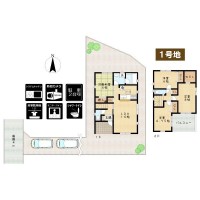 ■全2区画■駐車2台可■全居室収納あり■ウィークインクローゼット、浴室暖房乾燥機、シャワートイレ、シャンプードレッサー、TVモニターホン、防犯カメラ有
